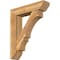 Ekena Millwork Balboa Slat Rough Sawn Bracket w/ Offset Brace, Western Red Cedar, 8"W x 34"D x 40"H BKT0806X34X40BOA06RWR - alternate 1
